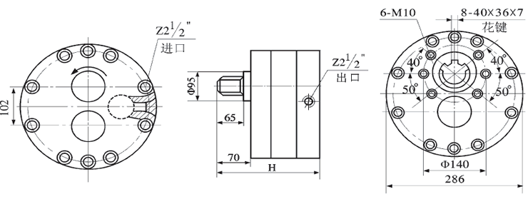 DCB-B系列低噪音大流量液壓齒輪泵